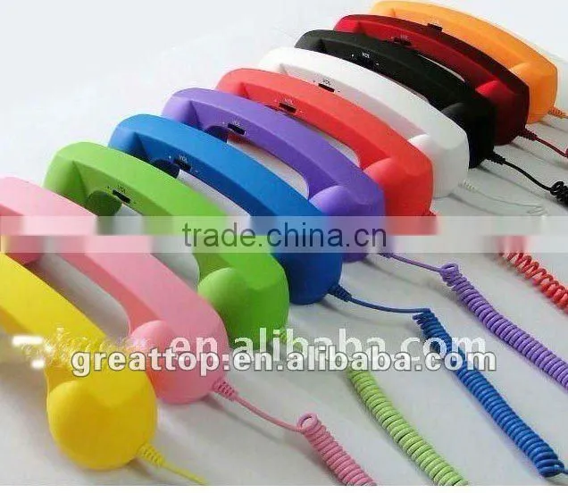 Radiation protection retro Handset for all mobile phone