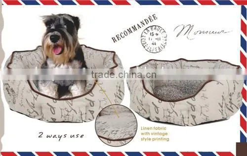 Luxury Pet bed linen fabric with vintage style