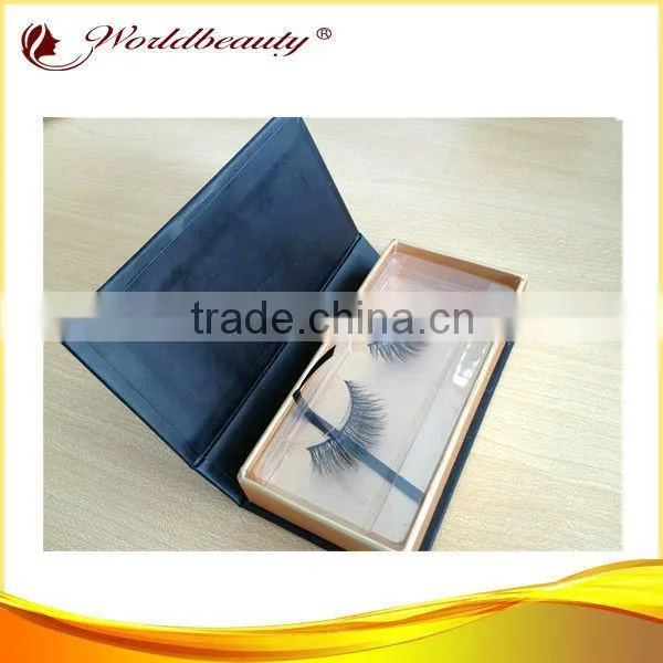 Hot styles Very Luxury 100% Fox Fur Mixed Real Mink Fur Strip Eyelashes