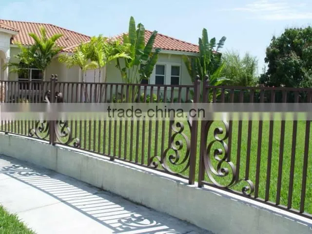 Top-selling hand forged ornamental iron fence spears