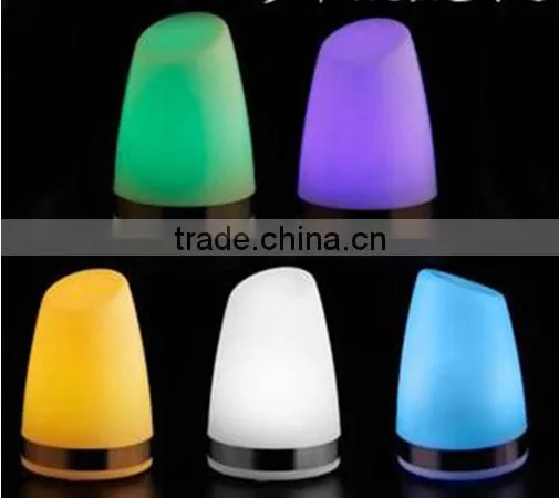 rechargable battery operated wedding party night club bar glowing light up colorful rechargable led table lamp