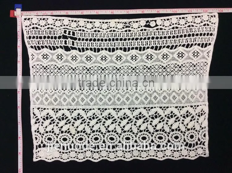 China Wholesale Handmade Embroidered Soft Embroidered Bridal Lace Trim