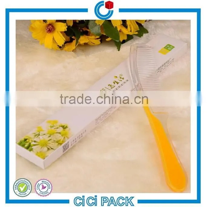Cheap hotel use tooth set holder box, toothbrush set box