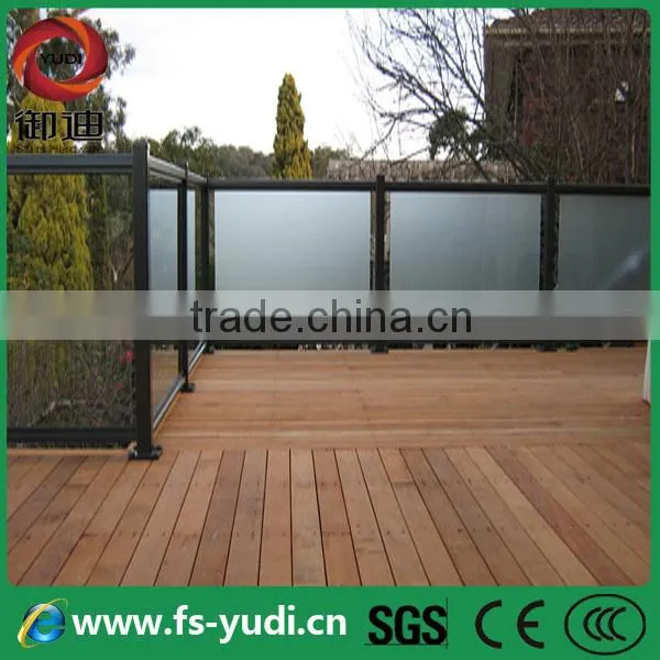 indoor glass metal wood railings for stairs