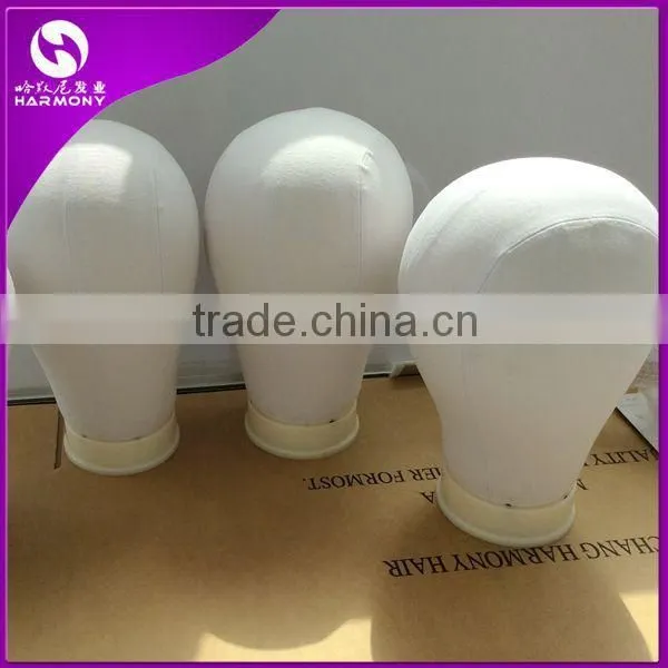 XUCHANG HARMONY polyurethane canvas block head/canvas head for wigs making