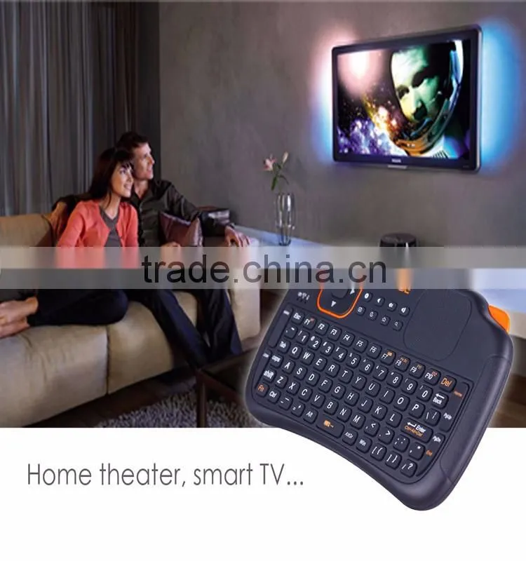2016 Hot 2.4Ghz Black Color Computer Keyboard and Mouse for Smart TV Desktop Laptop Box