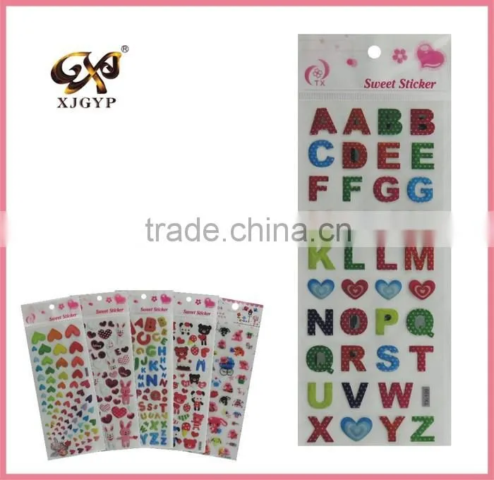 glitter epoxy stickers/round epoxy sticker/epoxy resin self adhesive dome sticker