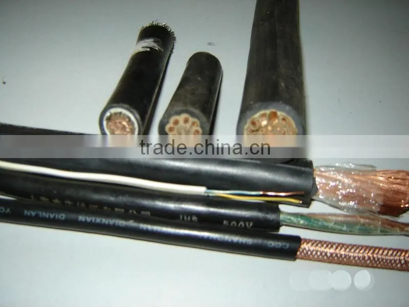 LSZH LSOH copper conductor PVC insulation copper braided shield PVC sheath control KVVP power cable