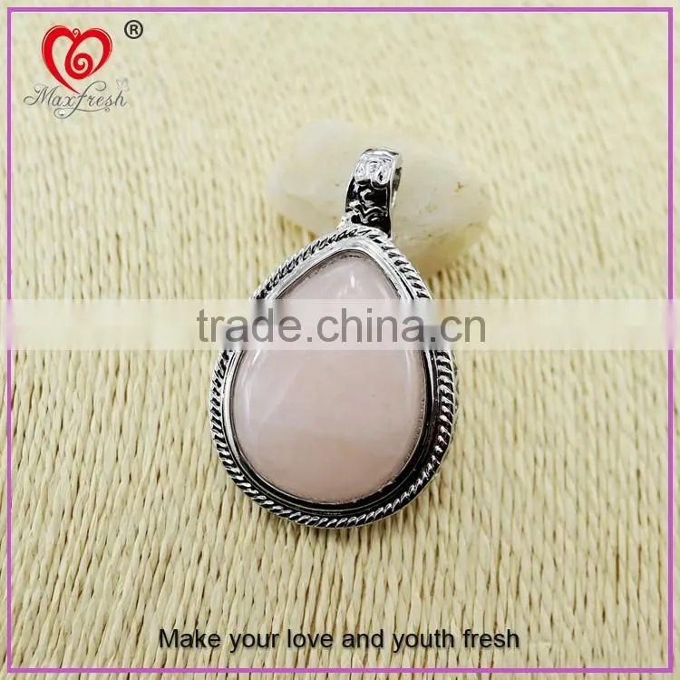 Top design artificial stone jewelry western style large stone jewelry stainless steel big stone jewelry