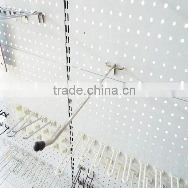 Chrome Pegboard hook / single wire Hanging Display Hooks, supermarket display hook