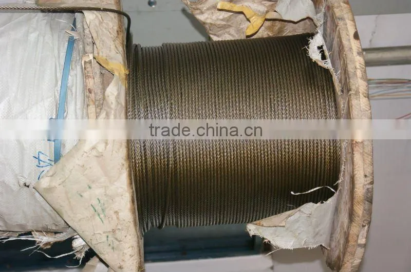 Tower crane steel wire rope D12mm,D14mm,D16mm,D18mm,D22mm