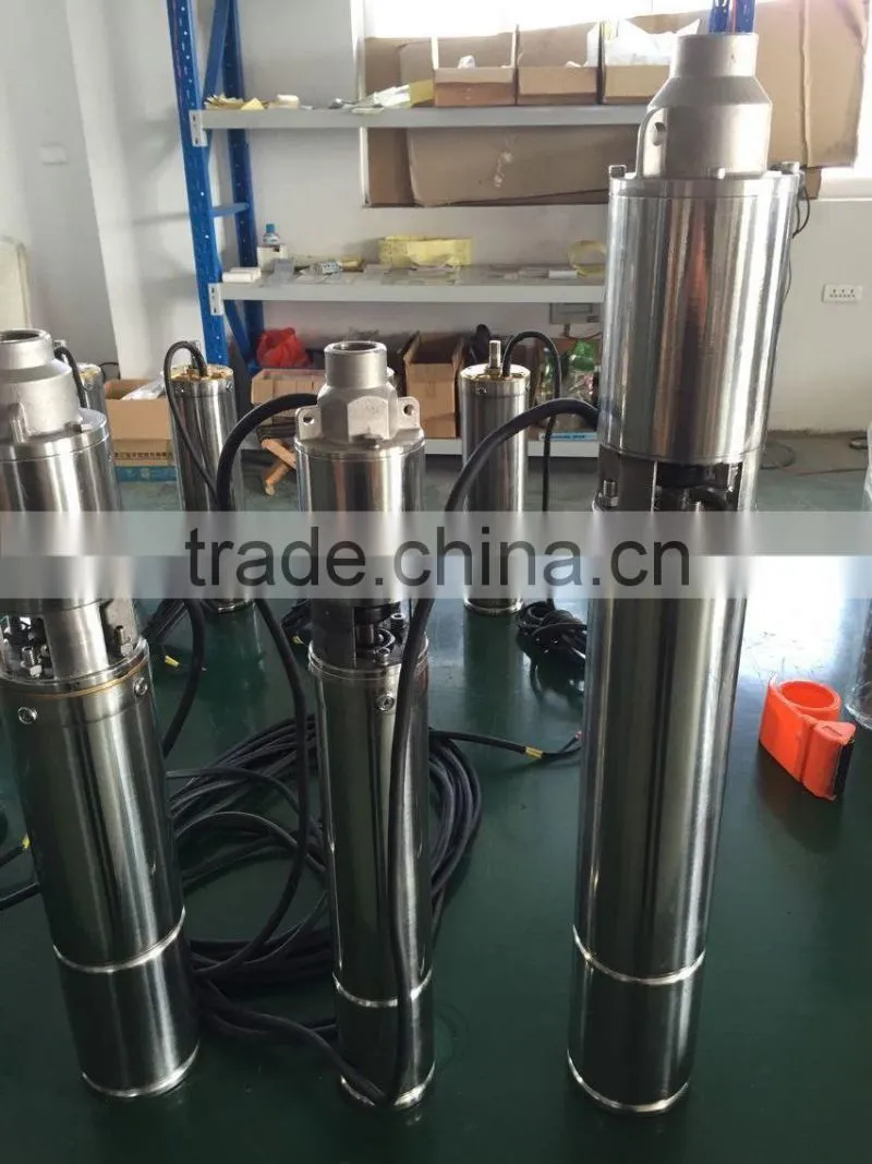 4inch Submersible Solar Pump (6.5cbm/hr-98m-1 kw)