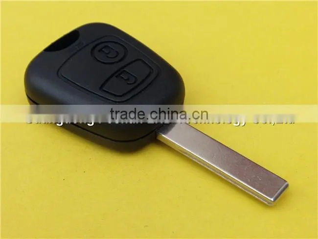 Best price Peugeot 307 remote key for Peugeot 2 button car key shell cover case no logo