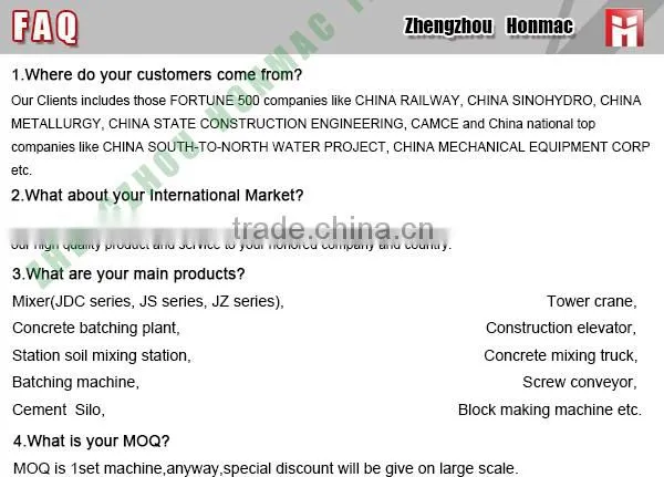 JZC350 High Reliability concrete mixer machine price in America