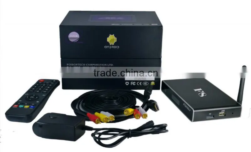 Foison Aluminum TV Box with Quad Core Amlogic S812 H. 265 and 4k