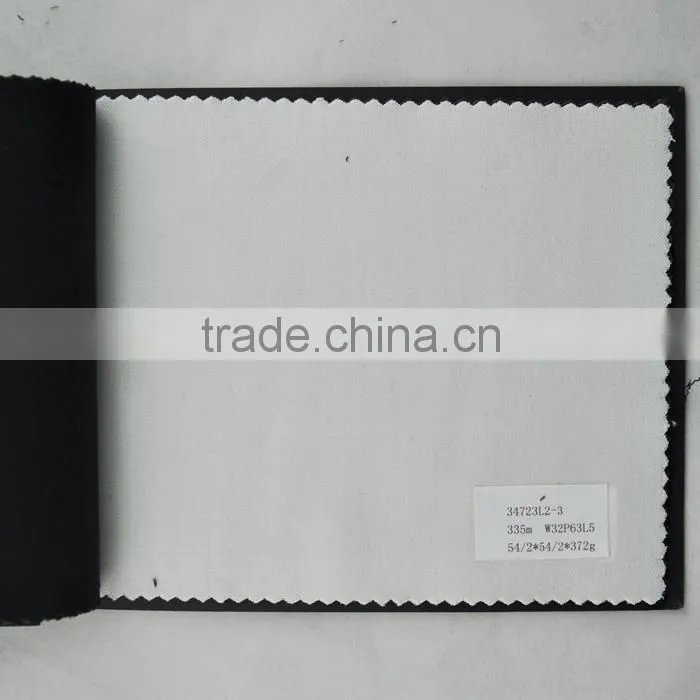 White wool polyester fabric for wedding suits