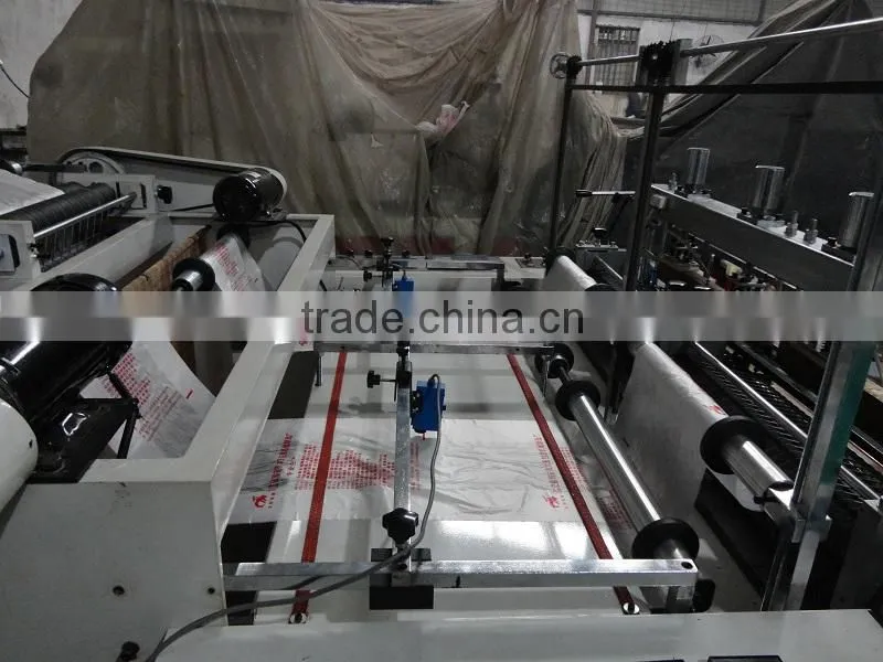 2014mounth punching high speed vest bag making machine