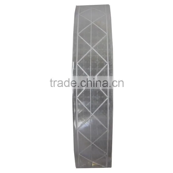 6CM tape micro prismatic reflective PVC "W" pattern reflective strap