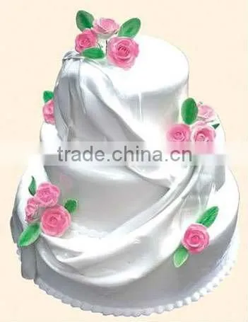 Plastic Wedding Simulation 3-tier small Cake display