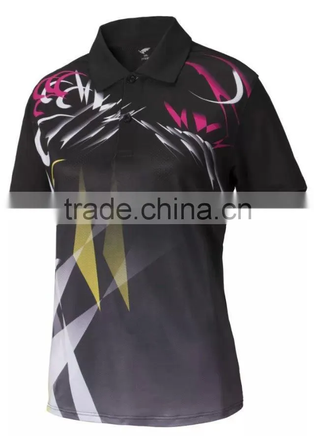 Wholesale Thailand quality grade original sublimation badminton jersey