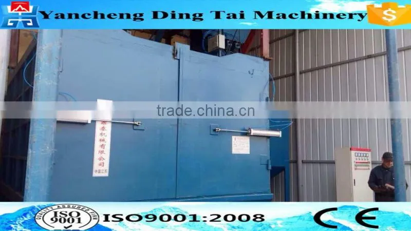 Dish head sandblasting machine