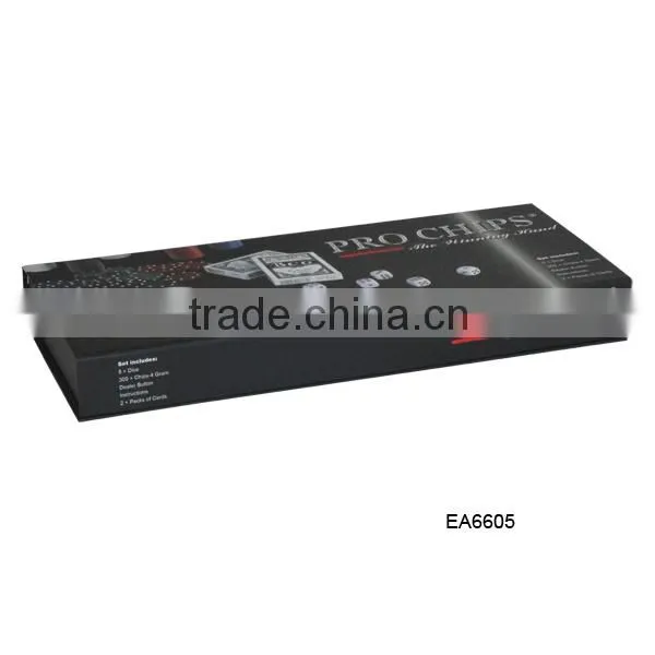 Cardboard paper magnetic playing card box