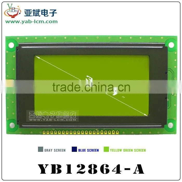 3.27 inch Professional Manufacturer 12864 LCM COB 128*64 LCD Display Module