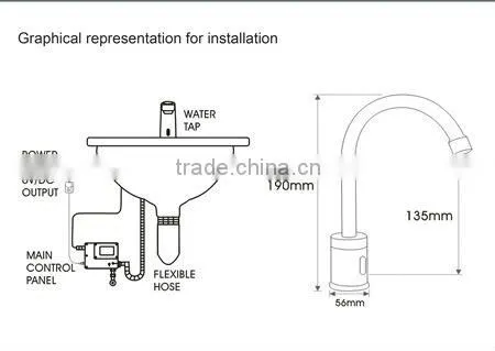 kitchen automatic sensor water tap