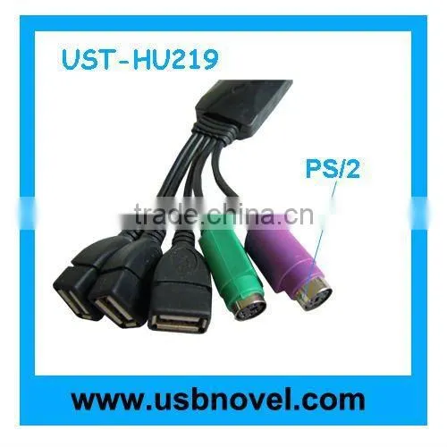 USB2.0 3Ports HUB+PS2