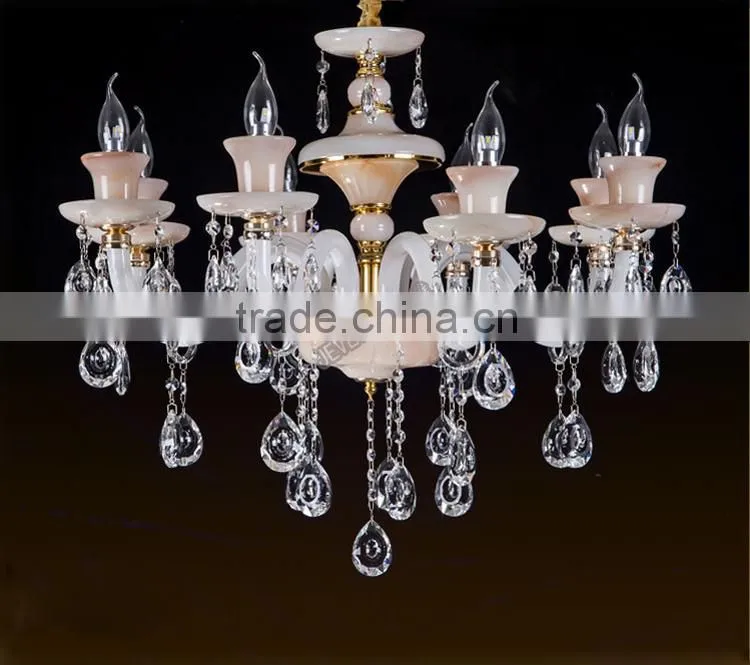 Hot Selling 6/8/10 Light Pendant Chandelier First-degree K9 Crystal Luxury Living Room Chandelier
