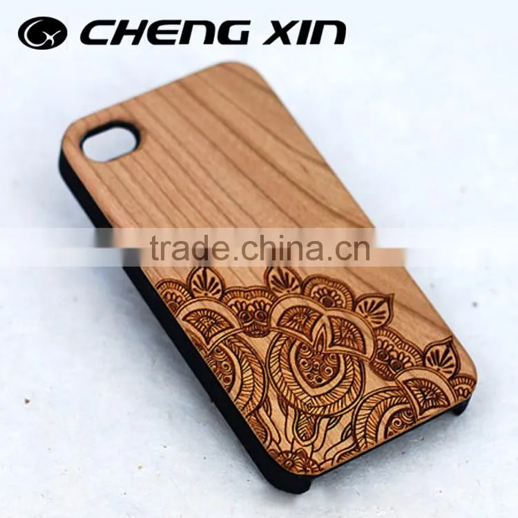 4.7 inch mobile phone wood cover case wooden phone shell for iphone 6