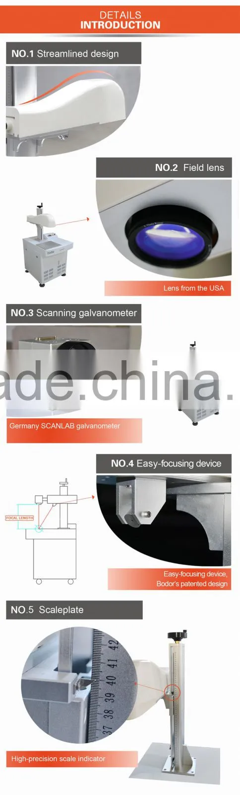 50w Desktop fiber laser marking machine 2 years warranty CE ISO SGS BV TUV FDA
