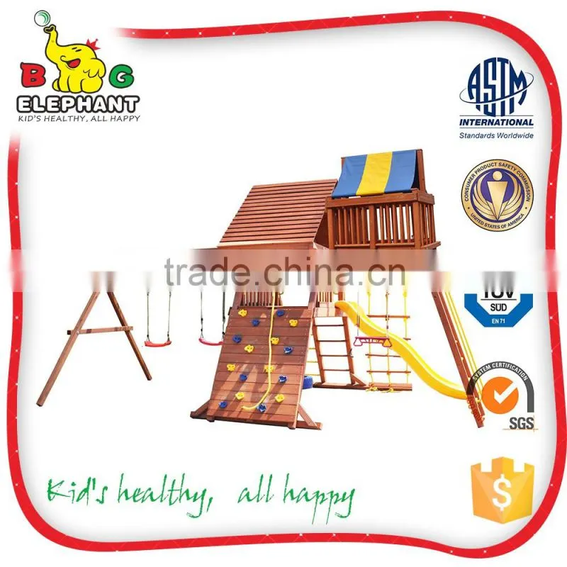 wooden children playground