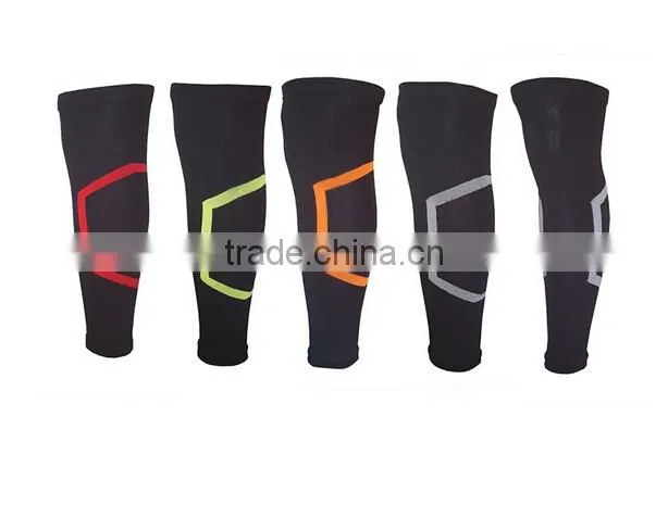 Men Silicone Antiskid Long Knee Support Brace Pad Protector Basketball Leg Sleeve Sports Kneepad