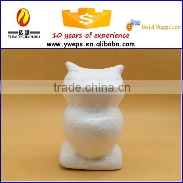 Smart owl animal model toy for decoration/education toy for kids diy craft