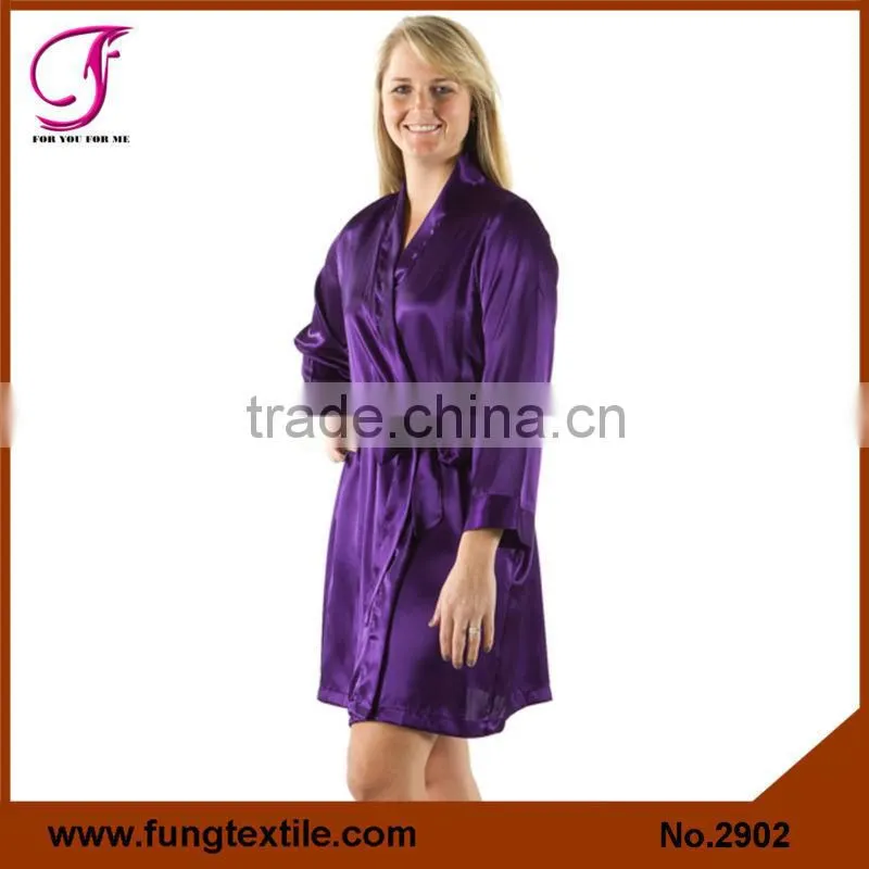Plain Robe-Short Sleeve and Long Sleeve Available 125 Colors