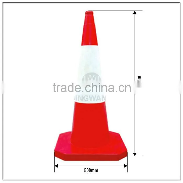 2014 newest 1M rubber white traffic cones