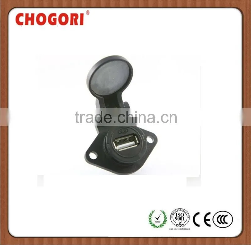 fiedld isntallable lock bayonet 180degree, Circular USB waterproof connector