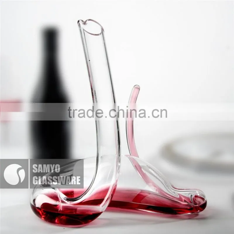 SAMYO novelty high-end snake animal shaped glass decanter