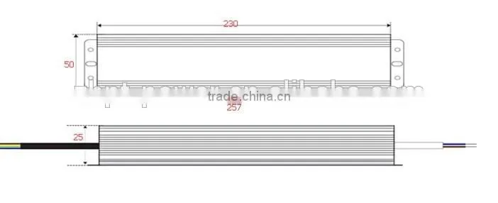 24v 100w Ultra thin Electronic LED Driver ip67 CE approved led outdoor waterproof switch power supply