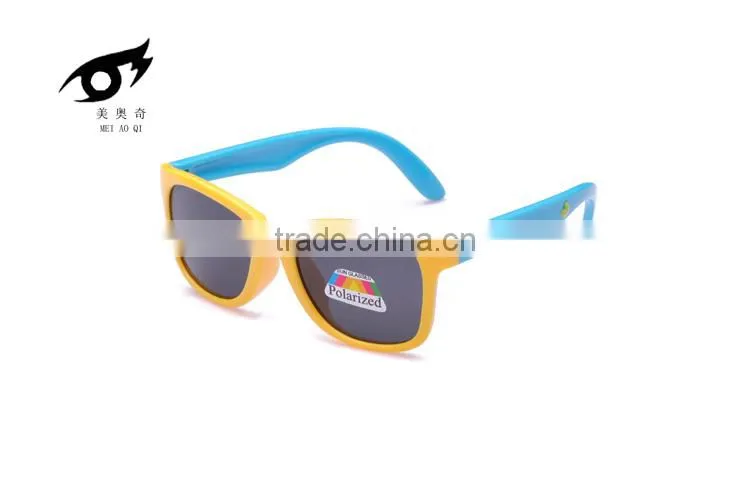 New product Manufacturers selling silicone polarizing sunglasses cute kids glasses
