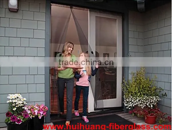 door curtain/fiberglass insect screen