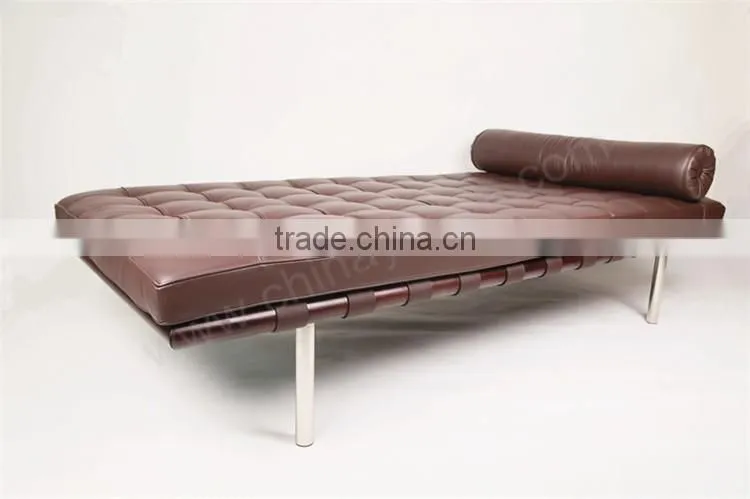 Mies van der Rohe aniline Leather Barcelona DayBed Replica