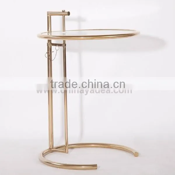 Living room furniture eileen gray end table height adjustable coffee table side table