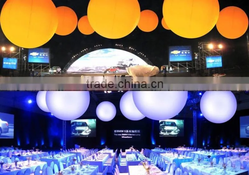 Cheap Price Hanging Decorative Inflatable Led Balloons for wedding decoration