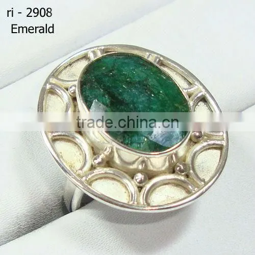 925 Stamped Sterling Silver Rainbow Moonstone Semi Precious Gemstone Ring