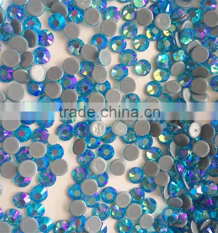 2028 cut super quality ss20 aquamarine AB motif hotfix stone
