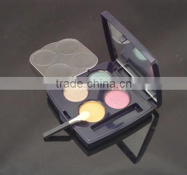 D'best 4 color eyeshadow with mirror