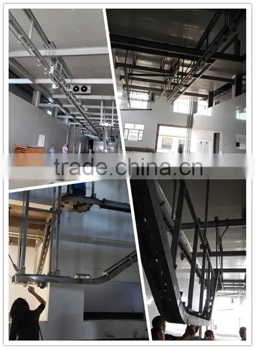 cold water and ice filled poultry bird precooling machine