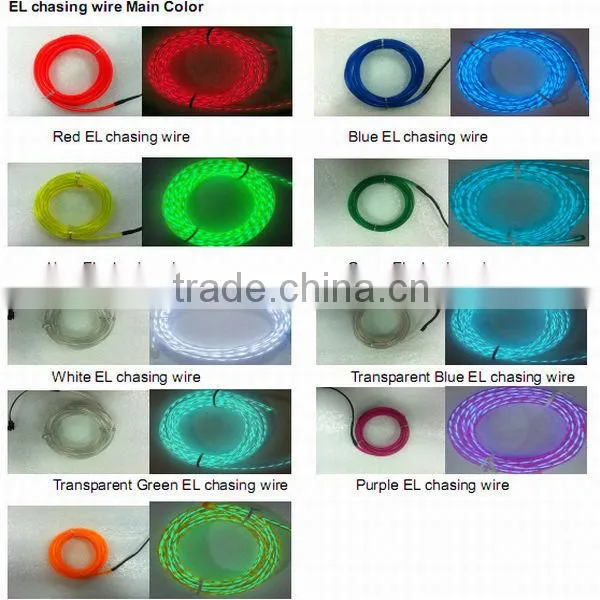 New Technology EL Light Chasing Wire